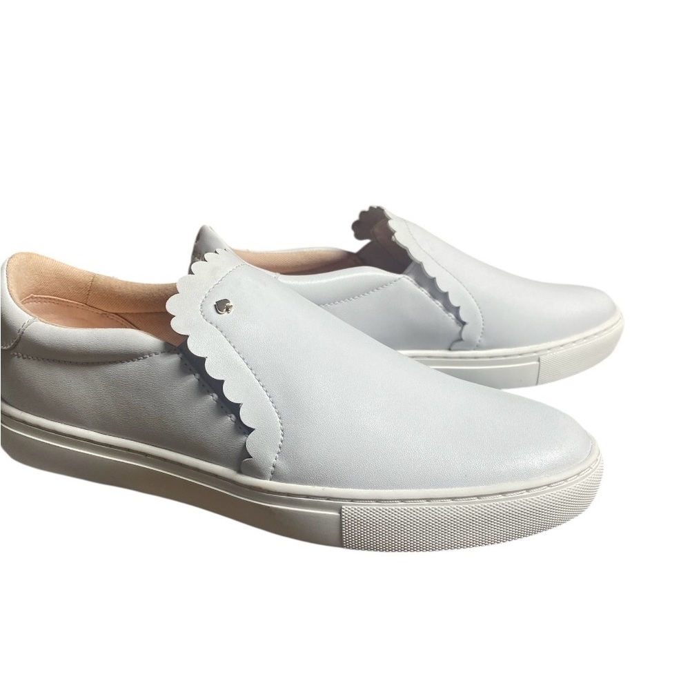Kate Spade Aleta Scallop Leather Slip-on Sneakers NWOB